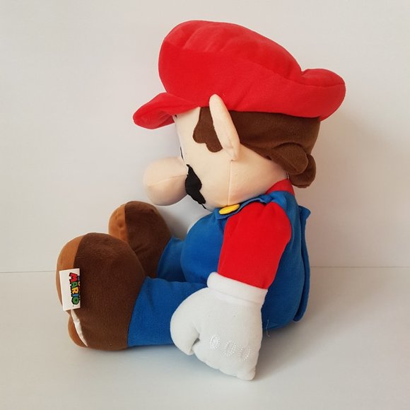 Vintage NINTENDO 2015 Super Mario Plush Toy & 2017 Super Mario Odyssey Cappy Hat - Picture 6 of 16